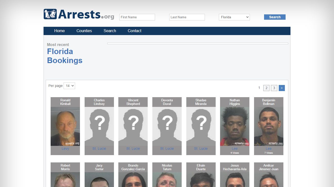 Florida Arrests and Inmate Search